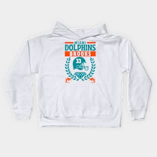 Miami Dolphins Brooks 33 Edition 2 Kids Hoodie